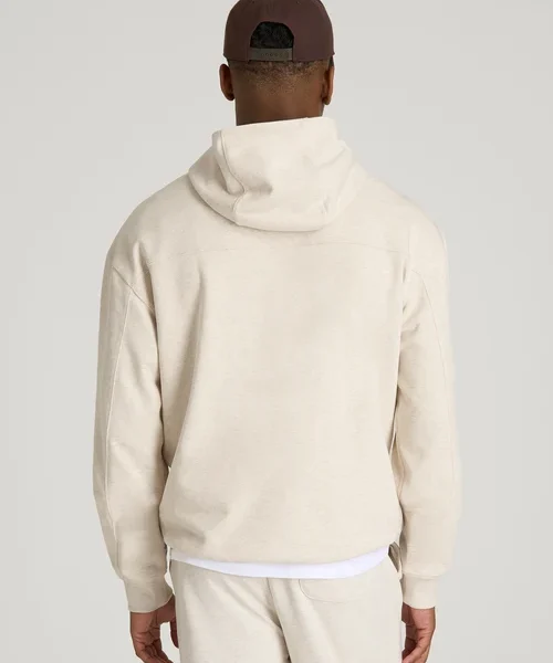 Cream Zorvella Relaxed Fit Nuviandcasao Kangaroo Pocket Pullover Hoodie 3 - nuviandcasa