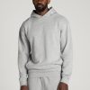 Heather Gray Velmoris Relaxed Fit Drop Shoulder Pullover Hoodie Nuviandcasao