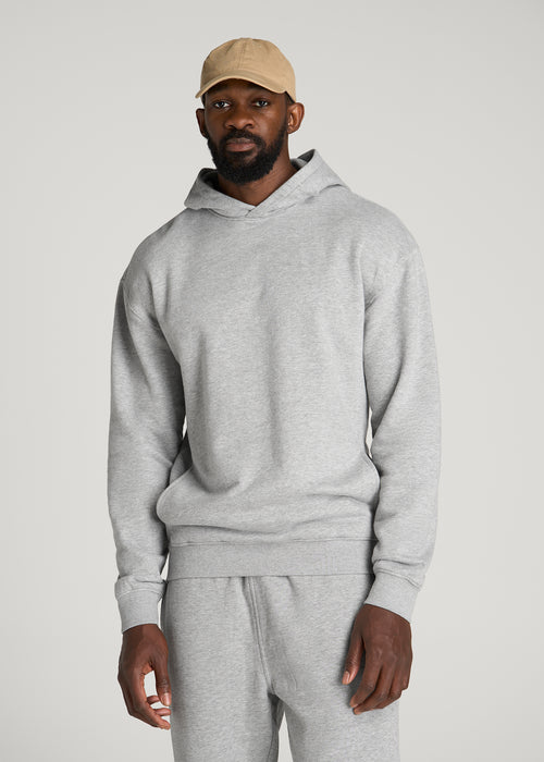 Heather Gray Velmoris Relaxed Fit Drop Shoulder Pullover Hoodie Nuviandcasao 1 - nuviandcasa Heather Gray Velmoris Relaxed Fit Drop Shoulder Pullover Hoodie Nuviandcasao