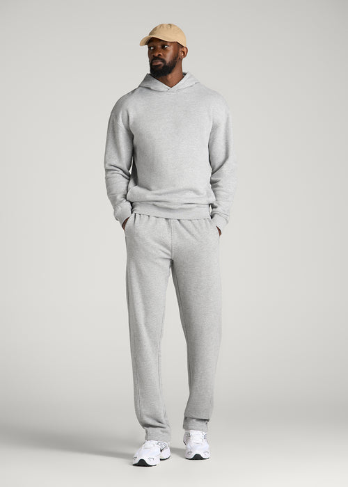 Heather Gray Velmoris Relaxed Fit Drop Shoulder Pullover Hoodie Nuviandcasao 2 - nuviandcasa Heather Gray Velmoris Relaxed Fit Drop Shoulder Pullover Hoodie Nuviandcasao - Image 2