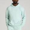 Soft Mint Velquira Nuviandcasao Relaxed Fit Kangaroo Pocket Pullover Hoodie