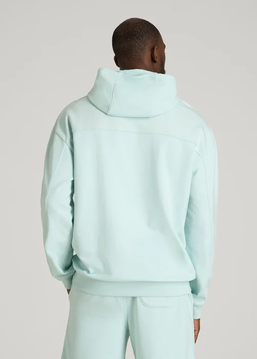Soft Mint Velquira Nuviandcasao Relaxed Fit Kangaroo Pocket Pullover Hoodie 3 - nuviandcasa Soft Mint Velquira Nuviandcasao Relaxed Fit Kangaroo Pocket Pullover Hoodie - Image 3